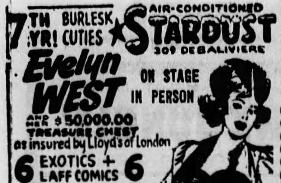 Evelyn West and her $50,000 treasure chest